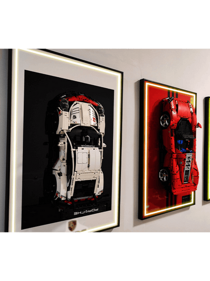 Wall Display Frame for Technic™ 42096 Porsche 911 RSR