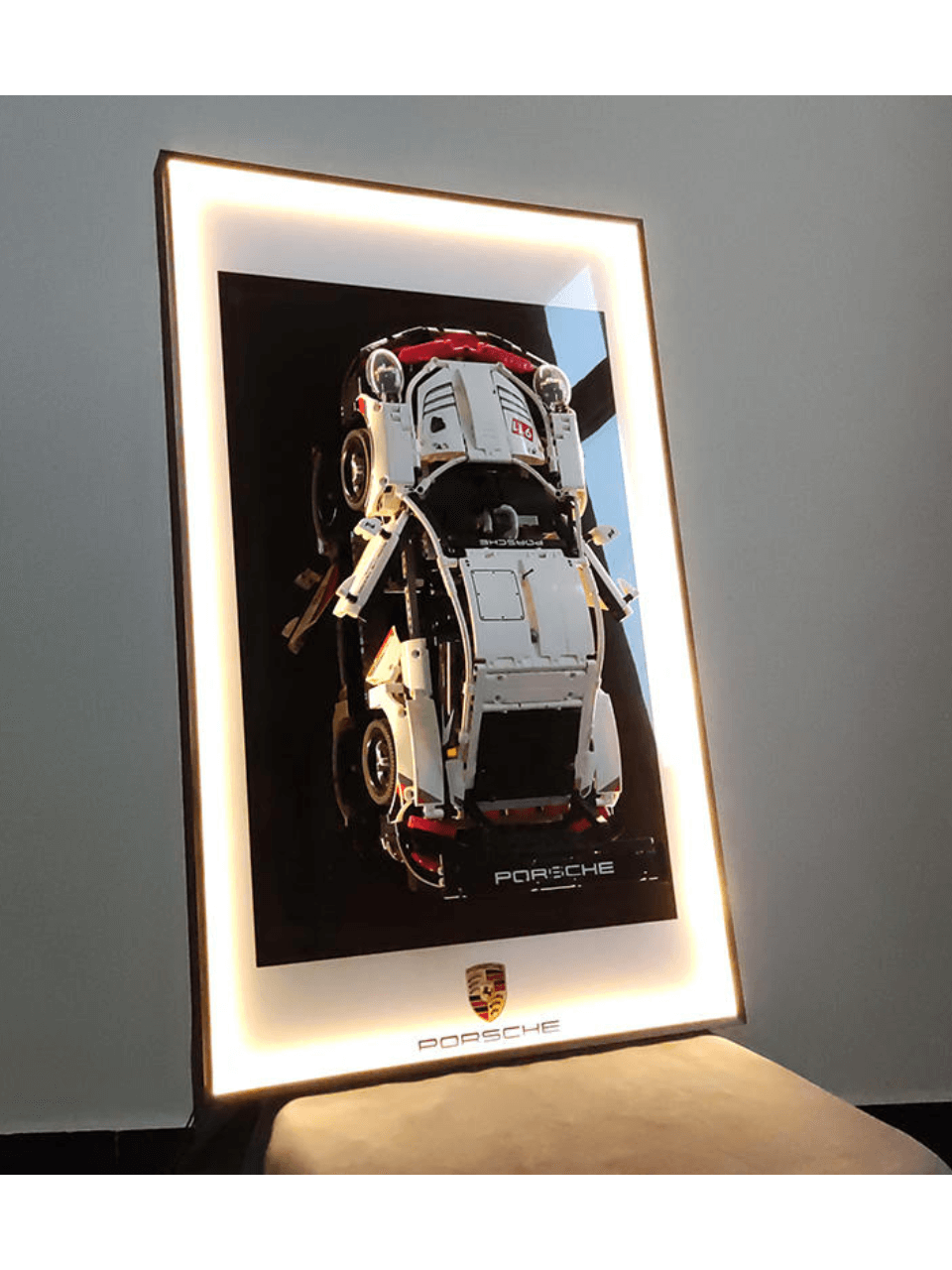 Wall Display Frame for Technic™ 42096 Porsche 911 RSR