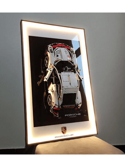 Wall Display Frame for Technic™ 42096 Porsche 911 RSR