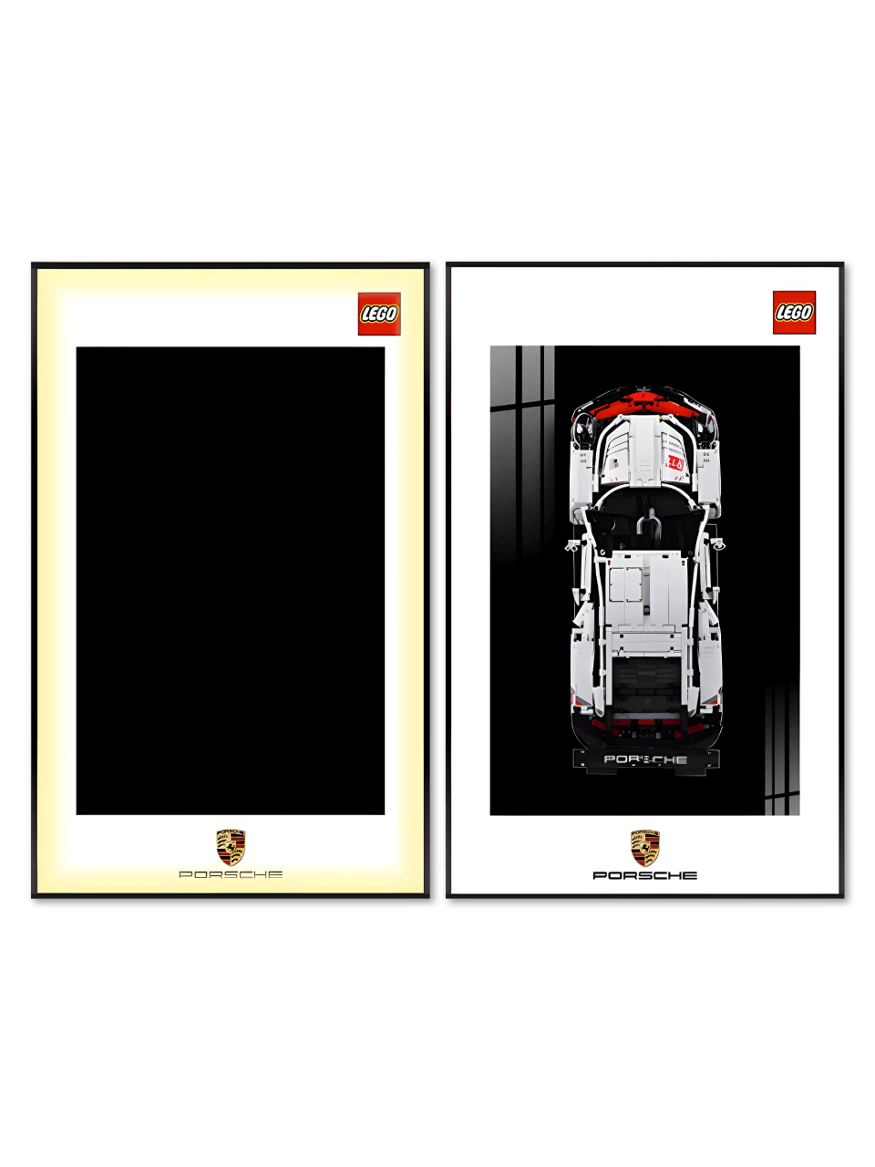 Set Porsche 911 RSR 42096 + Wall Display Frame