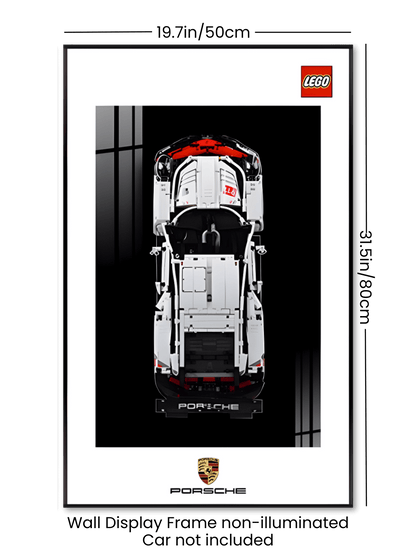 Wall Display Frame for Technic™ 42096 Porsche 911 RSR