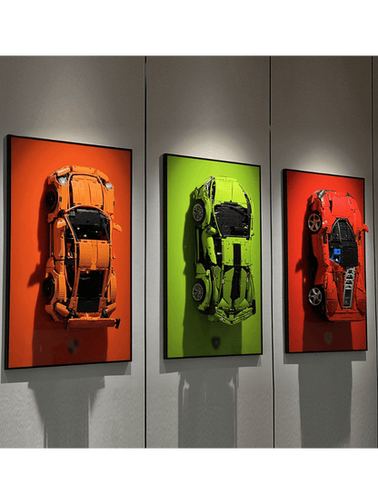 Set Lamborghini Sián FKP37 42115 + Wall Display Frame