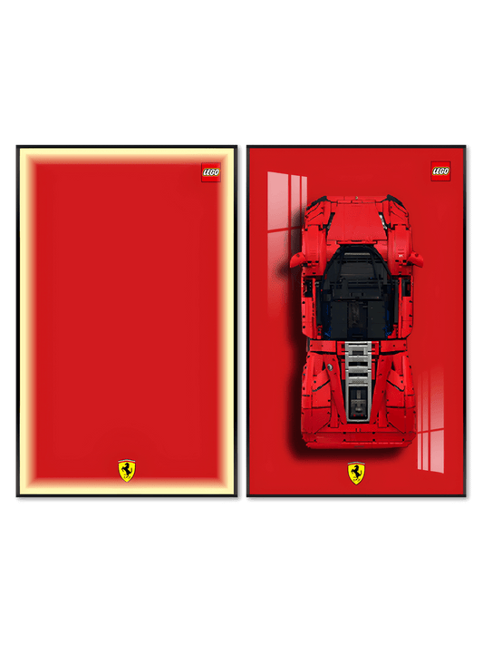 Wall Display Frame for Technic™ 42143 Ferrari Daytona SP3