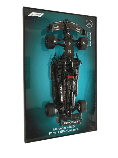 Set Mercedes-AMG F1 W14 E Performance 42171  + Wall Display Frame