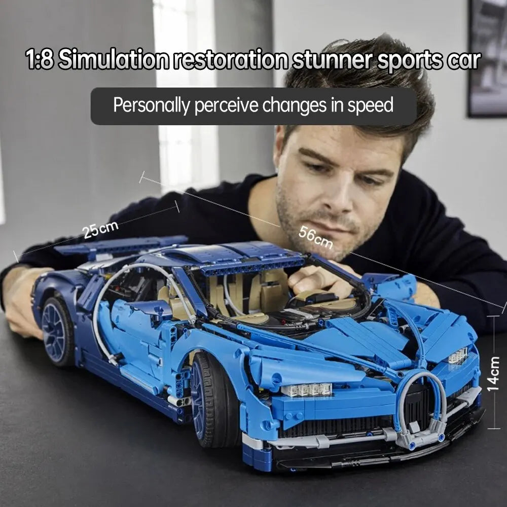 Bugatti Chiron - 3599 pcs - 1:8